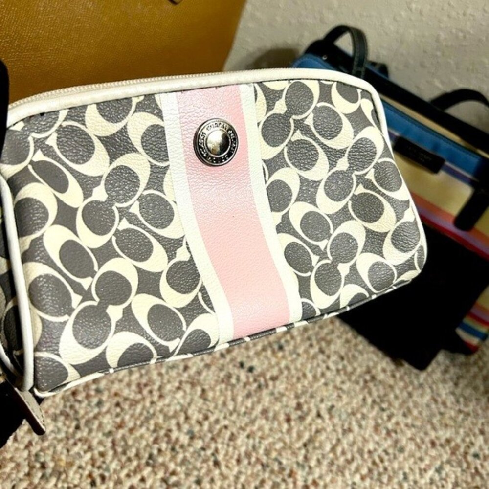 Coach wallet/cosmetic pouch